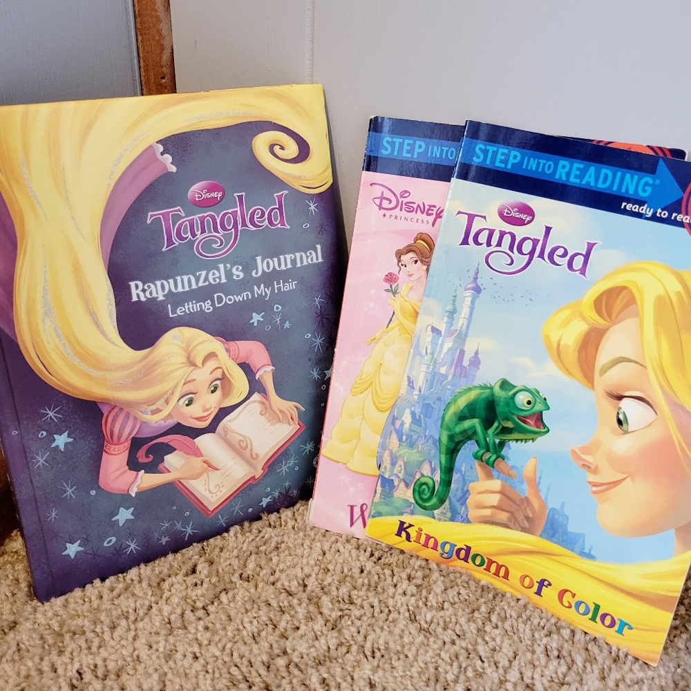 Disney Tangled & Princess Book Set